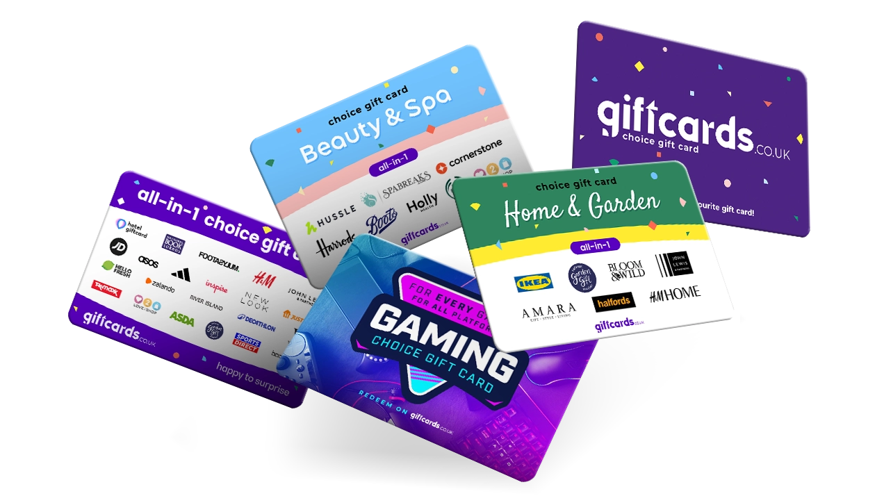 Physical gift cards
